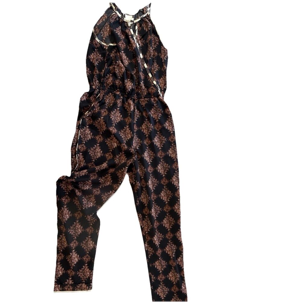 Xoxo Women’s Boho Black Tank Romper Size Medium
